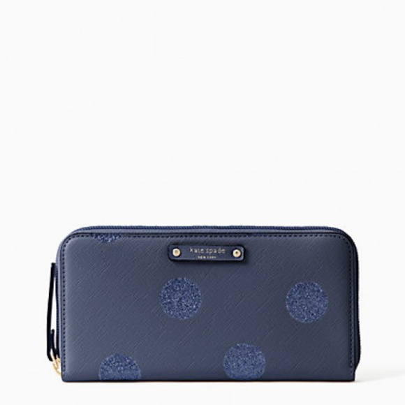 kate spade Handbags - KATE SPADE Glitter Dots Neda Wallet